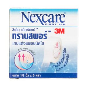 3M NEXCARE FIRST AID TRANSPORE 0.5" X 5 YDS
