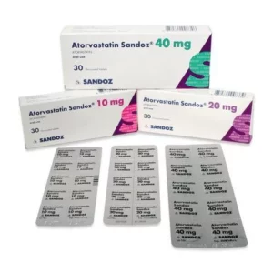 ATORVASTATIN SANDOZ TABLETS 10'S
