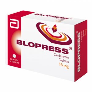 BLOPRESS 16 MG TABLETS 28'S