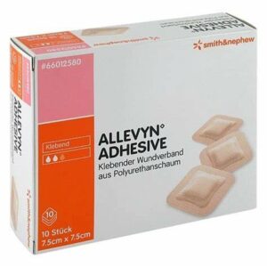 ALLEVYN ADHESIVE 7.5x7.5CM.