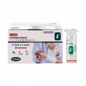 LONGMED CONFORMING BANDAGE 4" X 5 YDS (10 CM X 4.5 M) 1'S