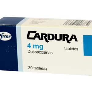 CARDURA 4 MG TABLETS 10'S