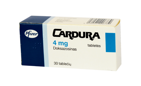 CARDURA 4 MG TABLETS 10'S