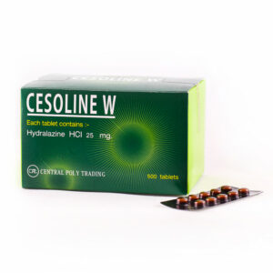 CESOLINE W 25 MG TABLETS 10'S