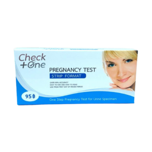 CHECK ONE PREGNANCY TEST STRIP FORMAT