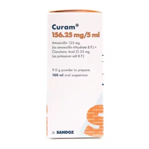 CURAM 156.25 MG/5 ML DRY SYRUP 60 ML