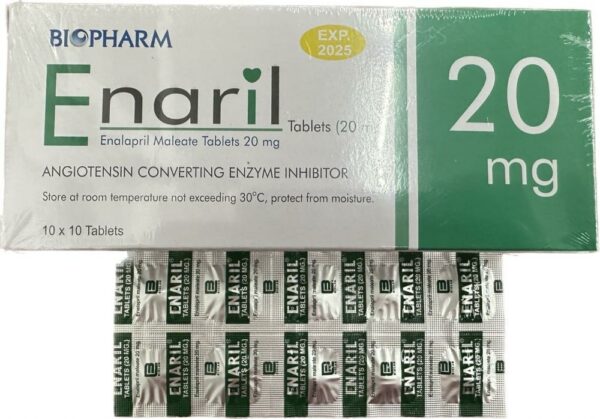 ENARIL 20 MG TABLETS 10'S