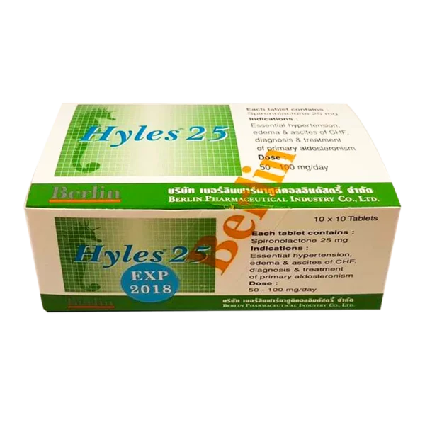 HYLES 25 MG TABLETS 10'S