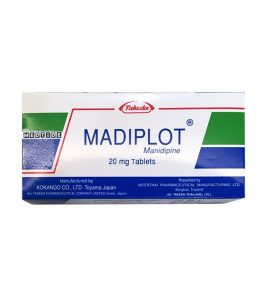MADIPLOT 20 MG TABLETS 10'S