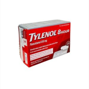 TYLENOL 8HR.650MG.10'S.