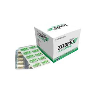 ZOBREX 200 MG CAPSULES 10'S