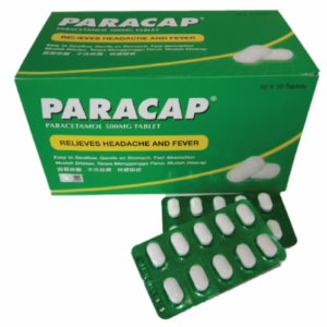 PARACAP 500 MG TABLETS 10'S