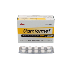 SIAMFORMET 500 MG TABLETS 10'S