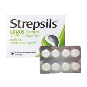 Strepsils Citrus Lemon Sugar Free Box