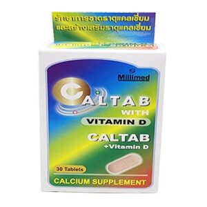 CALTAB WITH VITAMIN D TABLETS 30'S