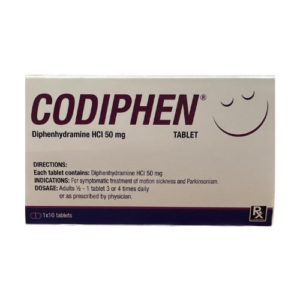 CODIPHEN 50 MG TABLETS 10'S