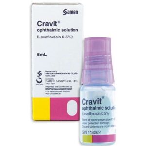 CRAVIT OPHTHALMIC SOLUTION 5 ML