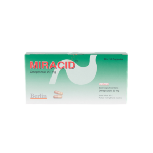 MIRACID 20 MG CAPSULES 10'S