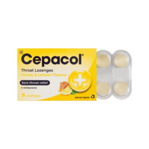 CEPACOL RX HONEY & LEMON LOZENGE 8'S