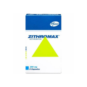 ZITHROMAX 250 MG TABLETS 6'S