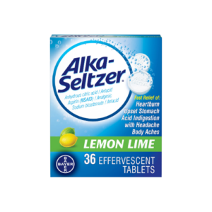 ALKA-SELTZER (LEMON FLAVOUR) EFFERVESCENT TABLETS 2'S