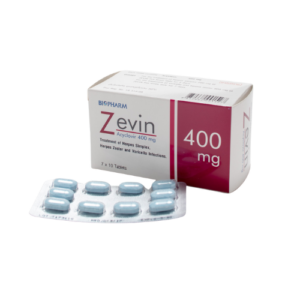 ZEVIN 400 MG TAB 7X10