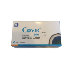 COVIR 200 MG TABLETS 5'S