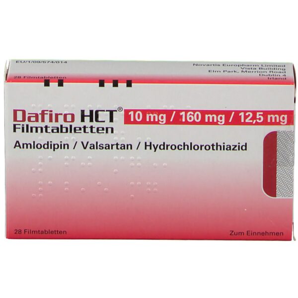 DAFIRO 10MG/160MG 28TABS