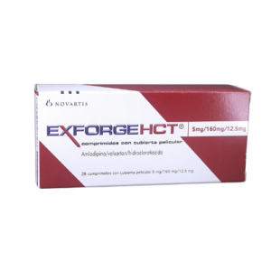 EXFORGE HCT 5/160/12.5 MG TABLETS 7'S