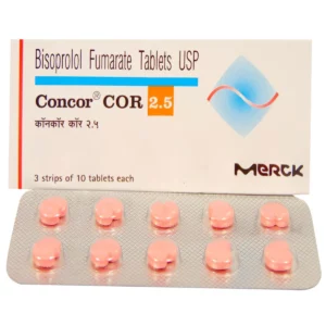CONCOR 2.5 MG TABLETS 10'S