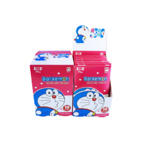 SOS PLUS CUTE AID PLASTER PE WITH ABSORBENT PAD  - P1 - 1.9X5.6 CM DORAEMON DM 01