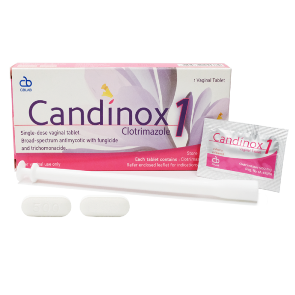 CANDINOX 1 (WITH APPLICATOR) VAGINAL TABLET 1'S