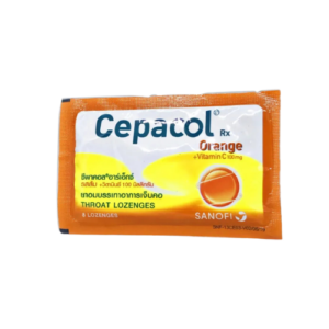 CEPACOL RX ORANGE + VITAMIN C LOZANGES 8'S