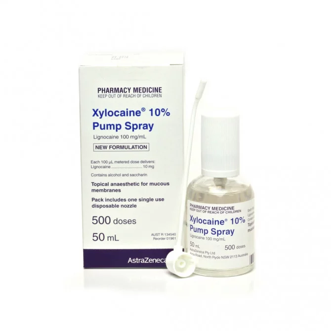 XYLOCAINE 10% SPRAY LIDOCAINE(10 MG/PUFF) 50 ML
