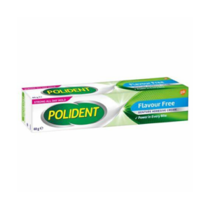 POLIDENT DENTURE ADHESIVE CREAM FLAVOUR FREE 60 G