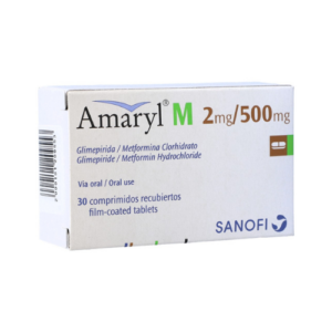 amaryl M SR2/500MG.10's