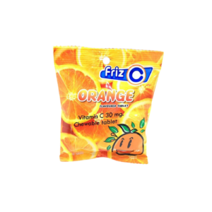 Friz C วิตามินซี รสส้ม 30mg/เม็ด (70 เม็ด/ซอง)