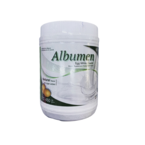 ผงไข่ขาวผง albumen รสธรรมชาติ 450 กรัม