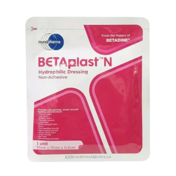 แผ่นแปะแผลกดทับ Betaplast N Hydrophilic dressing 10 cmx10 cm 1 แผ่น