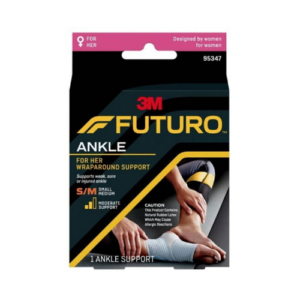 Futuro Ankle For Her Wraparound Support พยุงข้อเท้าผู้หญิง รุ่นปรับกระชับ 1 กล่อง (95347)