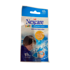 3M NEXCARE COOLING FEVER KIDS แผ่นแปะเจลลดไข้ เน็กแคร์ เด็ก 1 ชิ้น/ซอง