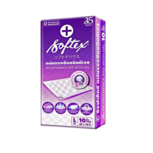 SOFTEX แผ่นรองซับสีม่วง L 10*s