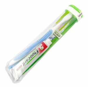 fluocaril ชุดเดินทาง(แปรง+ยาสีฟัน)
