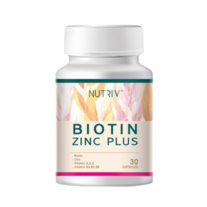 NUTRIV BIOTIN Zinc Plus 30 แคปซูล