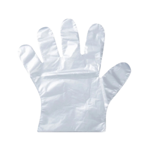 plastic gloves
