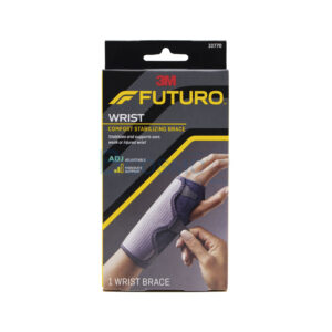 FUTURO ข้อมือ แถบเหล็ก - ปรับได้ สีดำ