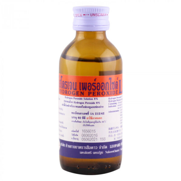 HYDROGEN PEROXIDE LP 6% SOLUTION 60 ML
