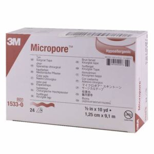 MICROPORE 0.5นิ้ว*10หลา  น้ำตาล